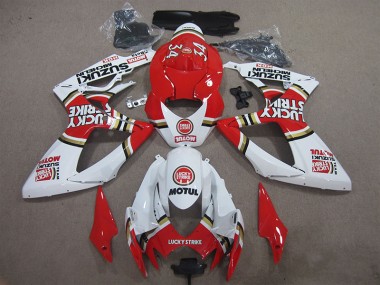 Rosso Bianco Lucky Strike Motul Carene GSXR 600 K6 2006-2007