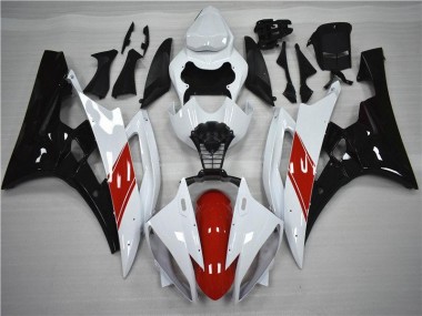 Rosso Bianco Nero Kit Carena & Plastica R6 2006-2007