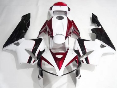 Rosso Bianco Nero Kits Carene Completa CBR 600 RR 2005-2006