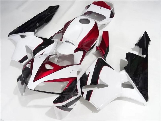 Rosso Bianco Nero Kits Carene Completa CBR 600 RR 2005-2006 Rosso Bianco Nero Kits Carene Completa CBR 600 RR 2005-2006