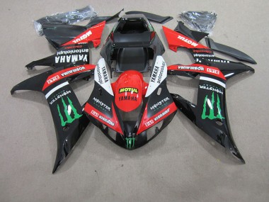 Rosso Bianco Nero Motul Carene R1 2004-2006