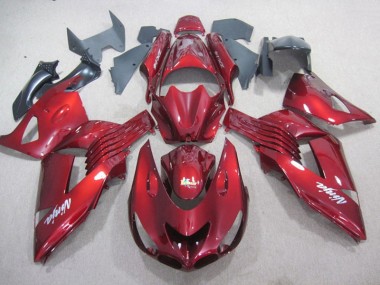 Rosso Bianco Ninja Decal Carene ZX14R ZZR 1400 2006-2011