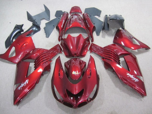 Rosso Bianco Ninja Decal Carene ZX14R ZZR 1400 2006-2011