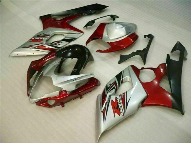 Rosso Bianco Plastica GSXR 1000 K5 2005-2006 Rosso Bianco Plastica GSXR 1000 K5 2005-2006