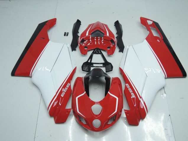 Rosso Bianco Rosso Carene Ducati 749 999 2005-2006