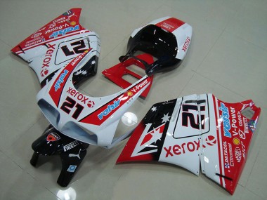Rosso Bianco Xerox 21 Kits Carenatura Ducati 748 916 996 996S 1993-2005
