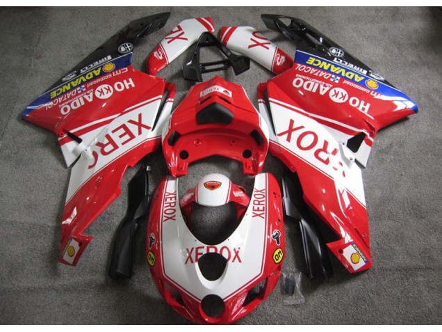 Rosso Bianco Xerox Carene Ducati 749 2005-2006 Rosso Bianco Xerox Carene Ducati 749 2005-2006