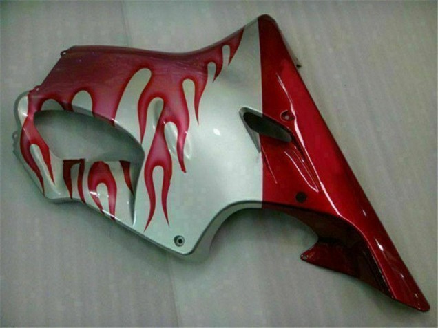 Rosso Fiamma Argento Carene CBR 600 F4i 2001-2003 Rosso Fiamma Argento Carene CBR 600 F4i 2001-2003