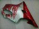 Rosso Fiamma Argento Carene CBR 600 F4i 2001-2003 Rosso Fiamma Argento Carene CBR 600 F4i 2001-2003