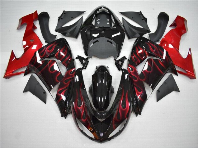 Rosso Fiamma Carene ZX10R 2006-2007 Rosso Fiamma Carene ZX10R 2006-2007