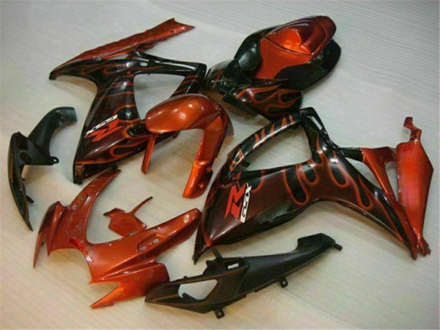 Rosso Kit Carena & Plastica GSXR 600 / 750 K6 2006-2007 Rosso Kit Carena & Plastica GSXR 600 / 750 K6 2006-2007