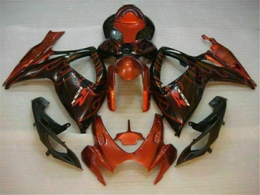 Rosso Kit Carena & Plastica GSXR 600 / 750 K6 2006-2007