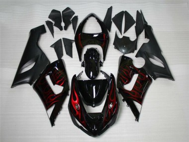 Rosso Nero ABS Kits Carena ZX6R 2005-2006