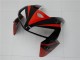 Rosso Nero ABS Plastica CBR 600 RR 2005-2006 Rosso Nero ABS Plastica CBR 600 RR 2005-2006
