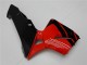 Rosso Nero ABS Plastica CBR 600 RR 2005-2006 Rosso Nero ABS Plastica CBR 600 RR 2005-2006