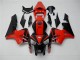 Rosso Nero ABS Plastica CBR 600 RR 2005-2006 Rosso Nero ABS Plastica CBR 600 RR 2005-2006