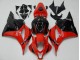 Rosso Nero ABS Plastica & Carena CBR 600 RR 2009-2012 Rosso Nero ABS Plastica & Carena CBR 600 RR 2009-2012