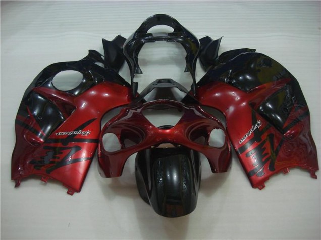 Rosso Nero ABS Plastica & Carena GSXR 1300 Hayabusa 1996-2007 Rosso Nero ABS Plastica & Carena GSXR 1300 Hayabusa 1996-2007