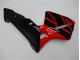 Rosso Nero ABS Plastica & Carenatura CBR 600 RR 2005-2006 Rosso Nero ABS Plastica & Carenatura CBR 600 RR 2005-2006