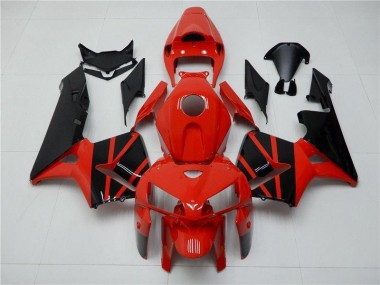 Rosso Nero ABS Plastica & Carenatura CBR 600 RR 2005-2006