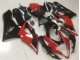 Rosso Nero ABS Plastica & Carene GSXR 1000 K5 2005-2006 Rosso Nero ABS Plastica & Carene GSXR 1000 K5 2005-2006