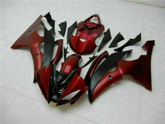 Rosso Nero ABS Plastica & Carene R6 2008-2016 Rosso Nero ABS Plastica & Carene R6 2008-2016