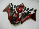 Rosso Nero ABS Plastica & Carene R6 2008-2016 Rosso Nero ABS Plastica & Carene R6 2008-2016