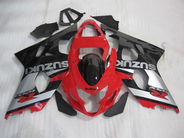 Rosso Nero Argento Carene GSXR 600 K4 2004-2005