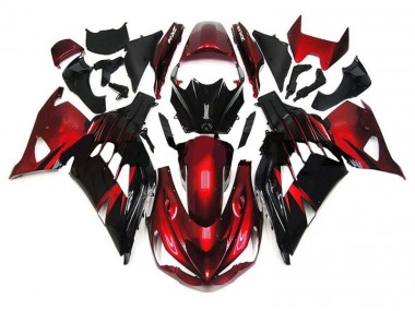 Rosso Nero Carene ZX14R ZZR 1400 2012-2021