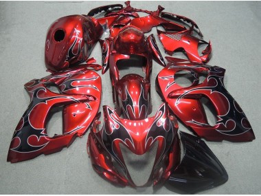 Rosso Nero Fiamma Carene GSXR 1300 Hayabusa 2008-2019