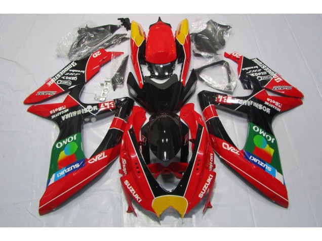 Rosso Nero Jomo Carene GSXR 600 K8 2008-2010 Rosso Nero Jomo Carene GSXR 600 K8 2008-2010