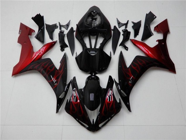 Rosso Nero Kit Carenatura Completa R1 2004-2006 Rosso Nero Kit Carenatura Completa R1 2004-2006