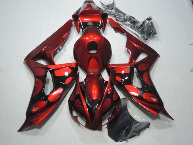 Rosso Nero Kit Carenatura Completo ABS CBR 1000 RR 2006-2007 Rosso Nero Kit Carenatura Completo ABS CBR 1000 RR 2006-2007