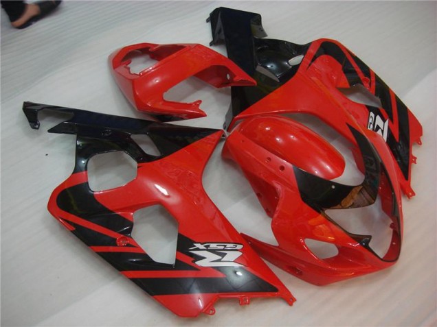 Rosso Nero Kit Carenatura Iniezione GSXR 600 / 750 K4 2004-2005 Rosso Nero Kit Carenatura Iniezione GSXR 600 / 750 K4 2004-2005