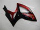 Rosso Nero Kit Carenatura Iniezione GSXR 600 / 750 K6 2006-2007 Rosso Nero Kit Carenatura Iniezione GSXR 600 / 750 K6 2006-2007