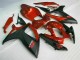 Rosso Nero Kit Carenatura Iniezione GSXR 600 / 750 K6 2006-2007 Rosso Nero Kit Carenatura Iniezione GSXR 600 / 750 K6 2006-2007