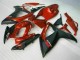 Rosso Nero Kit Carenatura Iniezione GSXR 600 / 750 K6 2006-2007 Rosso Nero Kit Carenatura Iniezione GSXR 600 / 750 K6 2006-2007