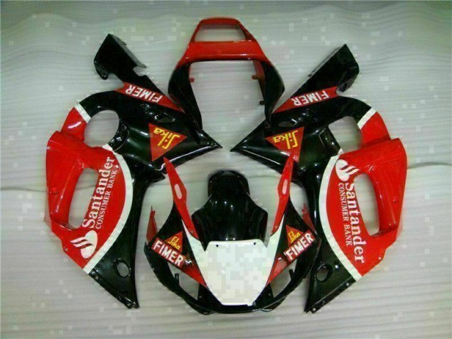 Rosso Nero Kit Completo Carenatura ABS R6 1998-2002 Rosso Nero Kit Completo Carenatura ABS R6 1998-2002