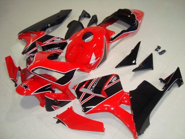Rosso Nero Kits Carenatura Completo ABS CBR 600 RR 2003-2004