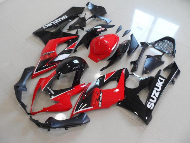 Rosso Nero Stile OEM Carene GSXR 1000 K5 2005-2006 Rosso Nero Stile OEM Carene GSXR 1000 K5 2005-2006