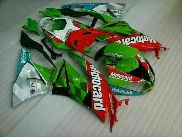 Rosso Verdecard Carene ZX6R 2009-2012 Rosso Verdecard Carene ZX6R 2009-2012
