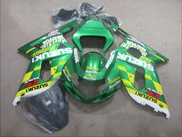 Telefunica Movistar Carene GSXR 600 K1 K2 K3 2001-2003 Telefunica Movistar Carene GSXR 600 K1 K2 K3 2001-2003