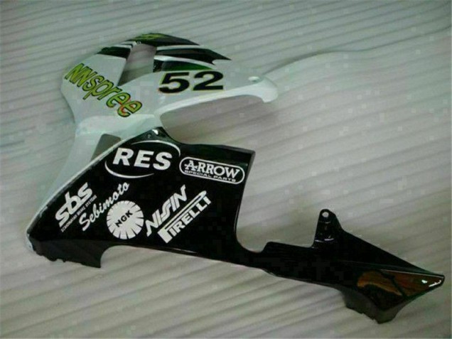 Verde Bianco Nero Carene CBR 600 RR 2003-2004 Verde Bianco Nero Carene CBR 600 RR 2003-2004