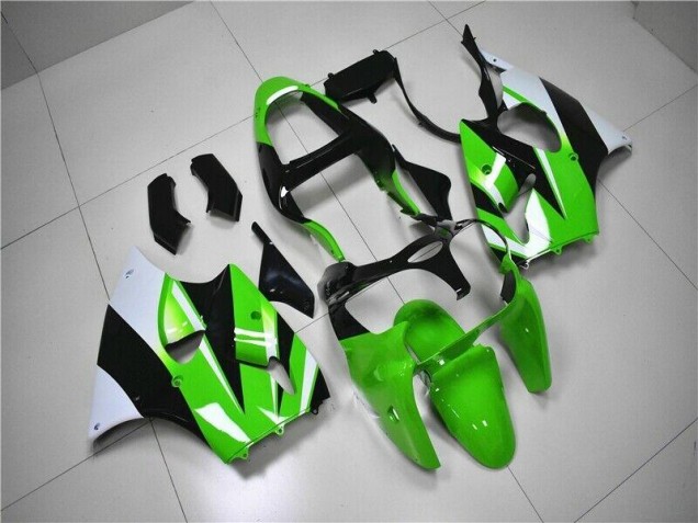 Verde Bianco Nero Carene ZX6R 2000-2002 Verde Bianco Nero Carene ZX6R 2000-2002