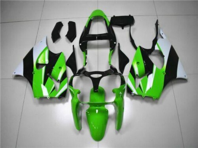 Verde Bianco Nero Carene ZX6R 2000-2002 Verde Bianco Nero Carene ZX6R 2000-2002