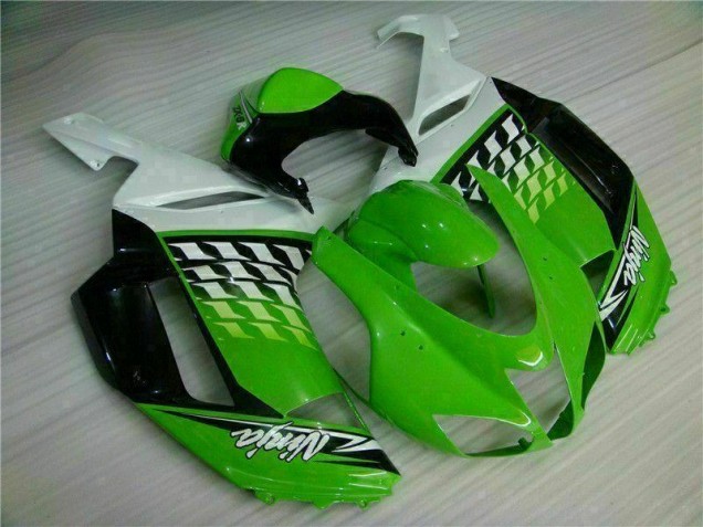 Verde Bianco Ninja Carene ZX6R 2007-2008 Verde Bianco Ninja Carene ZX6R 2007-2008
