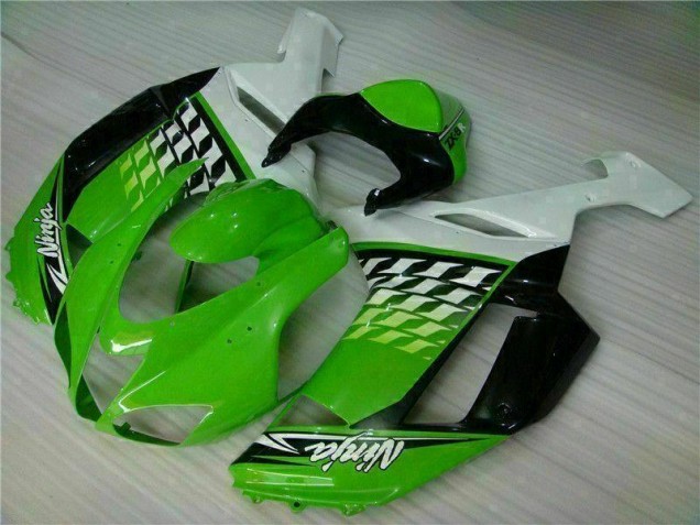 Verde Bianco Ninja Carene ZX6R 2007-2008 Verde Bianco Ninja Carene ZX6R 2007-2008