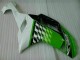 Verde Bianco Ninja Carene ZX6R 2007-2008 Verde Bianco Ninja Carene ZX6R 2007-2008
