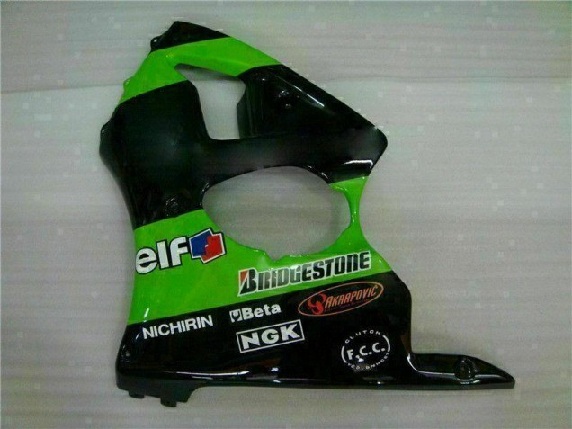 Verde Carene & Plastica ZX6R 2000-2002 Verde Carene & Plastica ZX6R 2000-2002