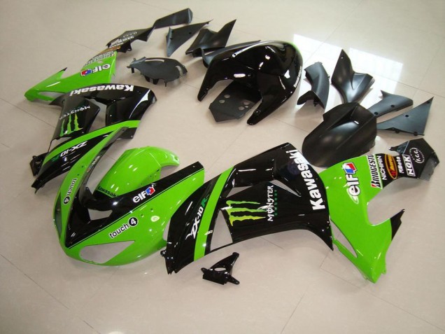 Verde Monster ABS Plastica & Carene ZX10R 2006-2007 Verde Monster ABS Plastica & Carene ZX10R 2006-2007